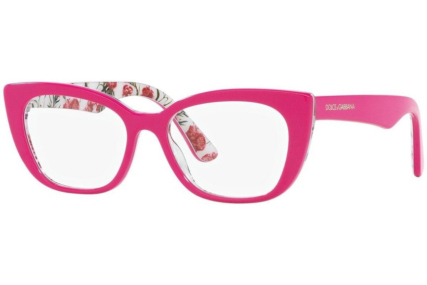 Brillen Dolce & Gabbana DX3357 3408 Cat Eye Roze