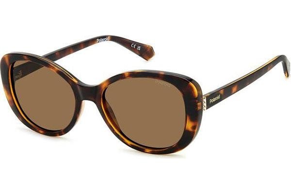 Zonnebril Polaroid PLD4154/S/X 086/SP Polarized Ronde Havana