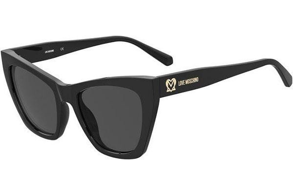 Zonnebril Love Moschino MOL070/S 807/IR Cat Eye Zwart