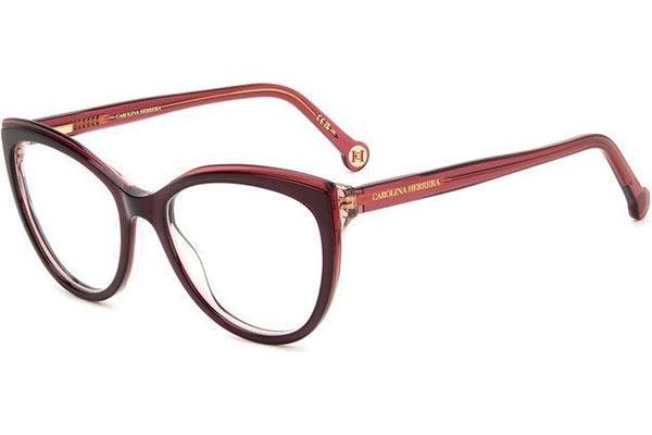 Brillen Carolina Herrera HER0207 C8C Cat Eye Rood