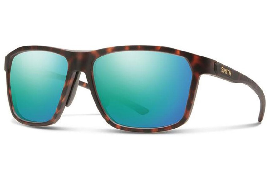 Zonnebril Smith PINPOINT N9P/QG Polarized Vierkant Havana