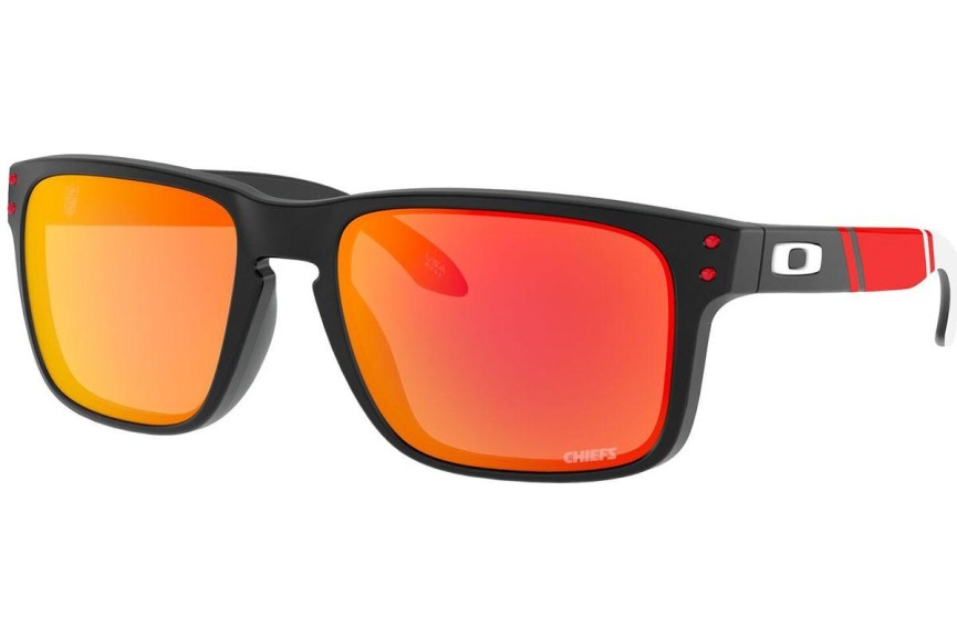 Zonnebril Oakley Holbrook OO9102 9102R7 Vierkant Zwart