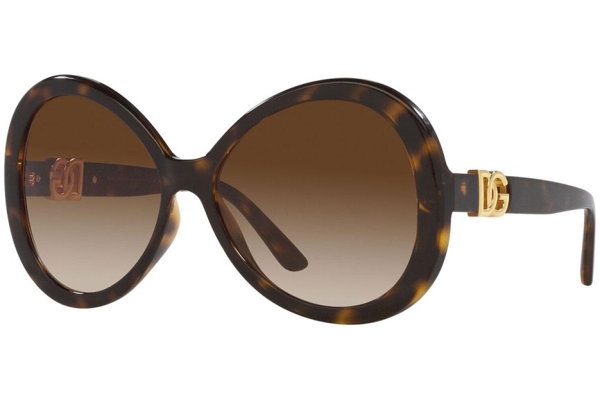 Zonnebril Dolce & Gabbana DG6194U 502/13 Ovaal Havana