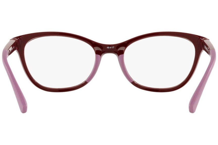 Brillen Emporio Armani EA3204 5077 Cat Eye Rood