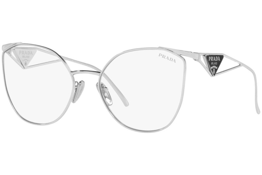 Zonnebril Prada PR50ZS 1BC08N Cat Eye Zilver