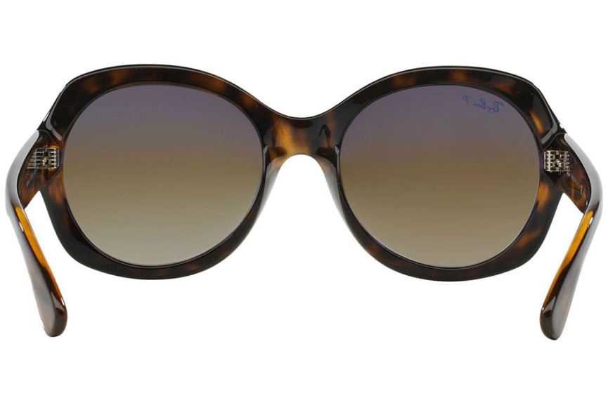 Zonnebril Ray-Ban RB4191 710/T5 Polarized Ronde Havana