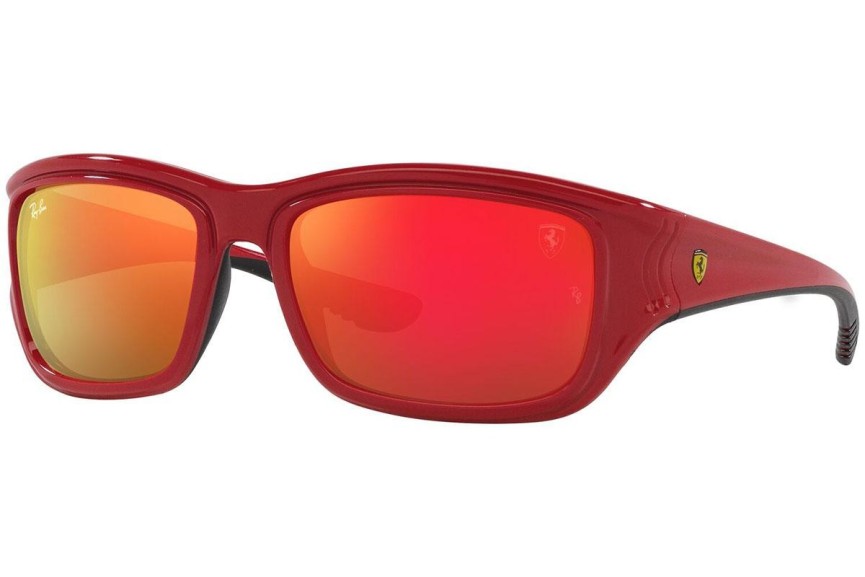 Zonnebril Ray-Ban RB4405M F6236Q Vierkant Rood