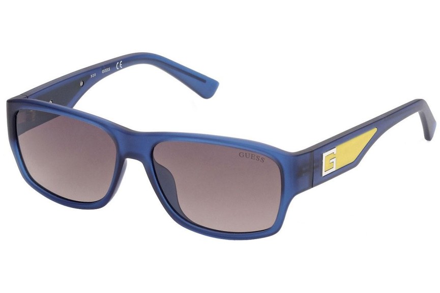 Zonnebril Guess GU9213 91G Vierkant Blauw