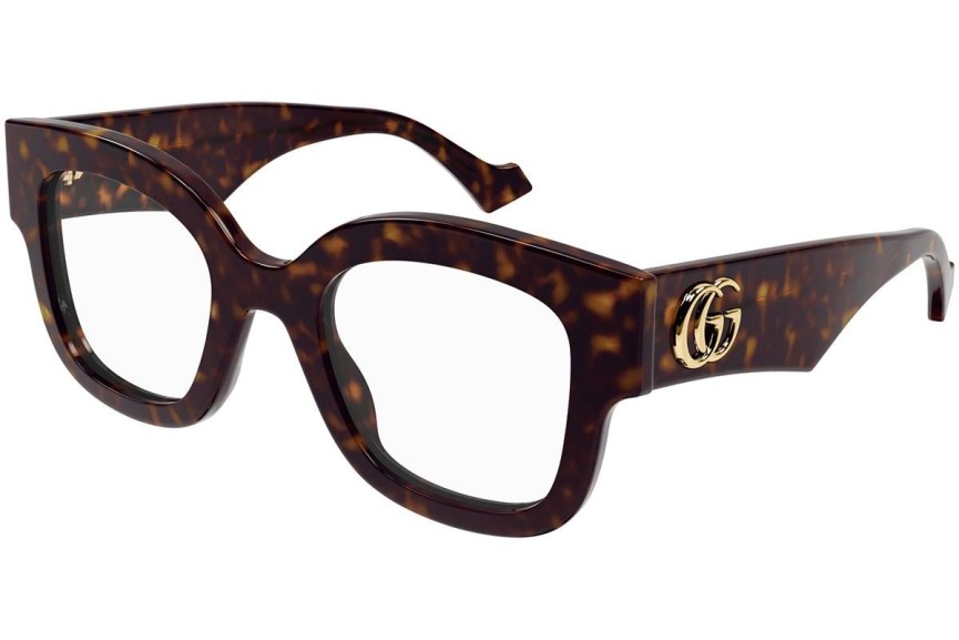 Brillen Gucci GG1423O 002 Vierkant Havana