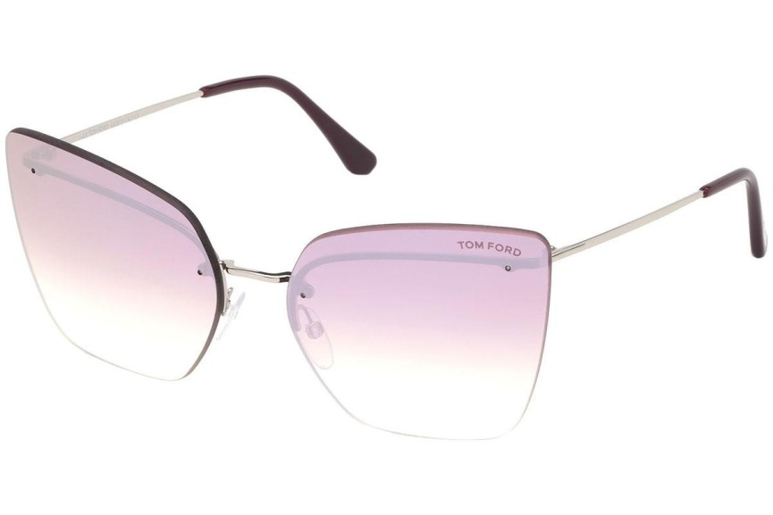 Zonnebril Tom Ford Camilla FT0682 16Z Cat Eye Zilver