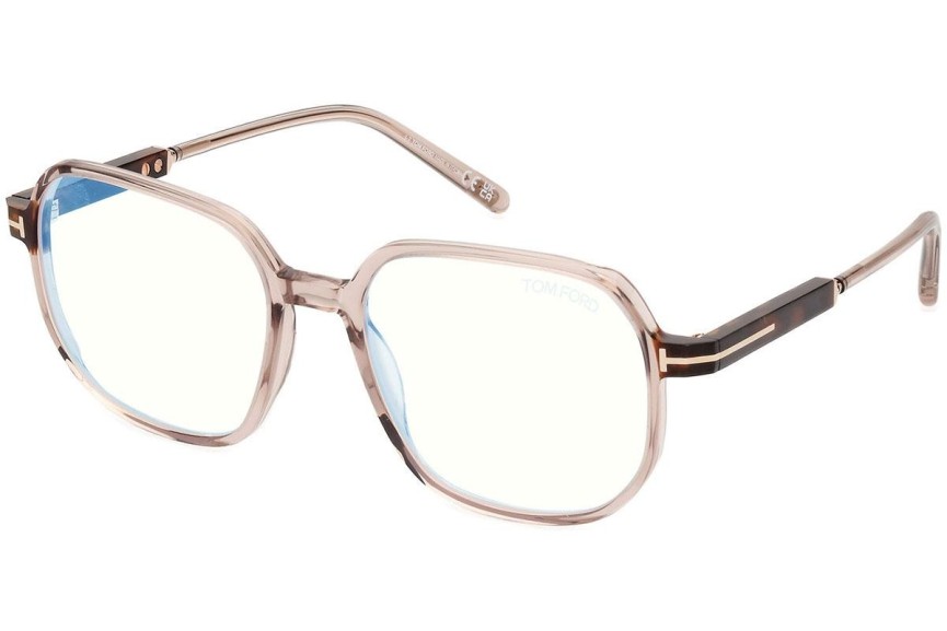 Brillen Tom Ford FT5911-B 045 Vierkant Bruin