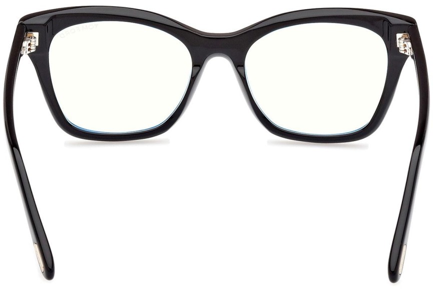 Brillen Tom Ford FT5909-B 001 Cat Eye Zwart