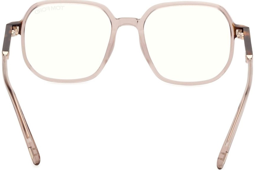 Brillen Tom Ford FT5911-B 045 Vierkant Bruin