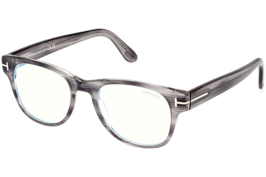 Brillen Tom Ford FT5898-B 020 Vierkant Grijs