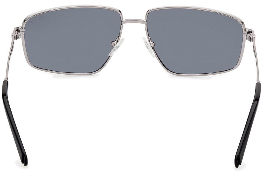 Zonnebril Guess GU00088 08D Polarized Rechthoekige Zilver