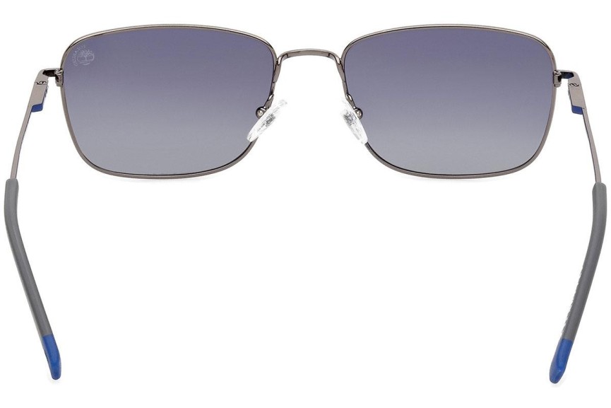 Zonnebril Timberland TB9338 08D Polarized Rechthoekige Grijs