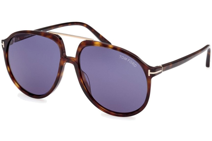 Zonnebril Tom Ford Archie FT1079 52V Pilot Havana