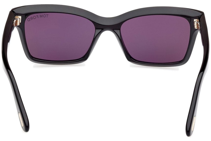 Zonnebril Tom Ford Mikel FT1085 01A Vierkant Zwart