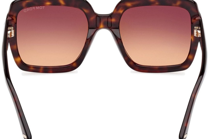 Zonnebril Tom Ford Kaya FT1082 52F Vierkant Havana