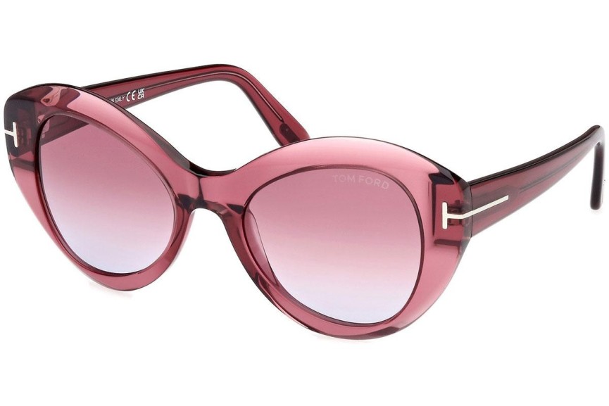 Zonnebril Tom Ford Guinevere FT1084 66Y Cat Eye Roze