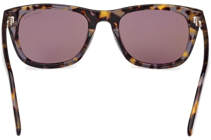 Zonnebril Tom Ford Kendel FT1076 55L Vierkant Havana