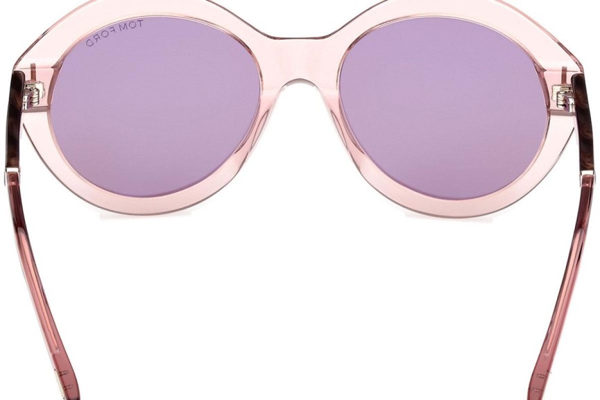 Zonnebril Tom Ford Seraphina FT1088 72Z Ronde Roze