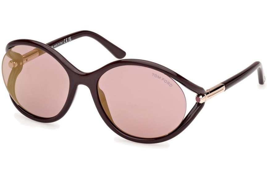 Zonnebril Tom Ford Melody FT1090 48Z Ronde Bruin