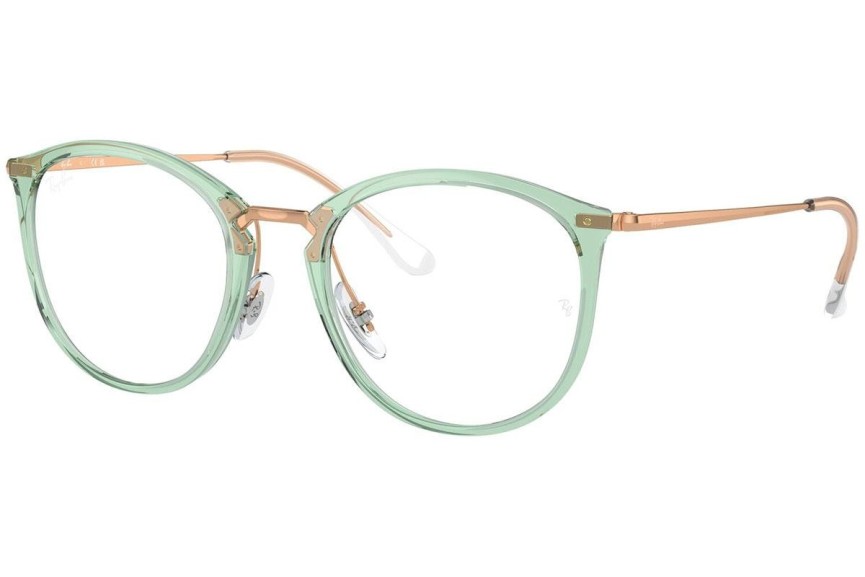 Brillen Ray-Ban RX7140 8337 Ronde Groen