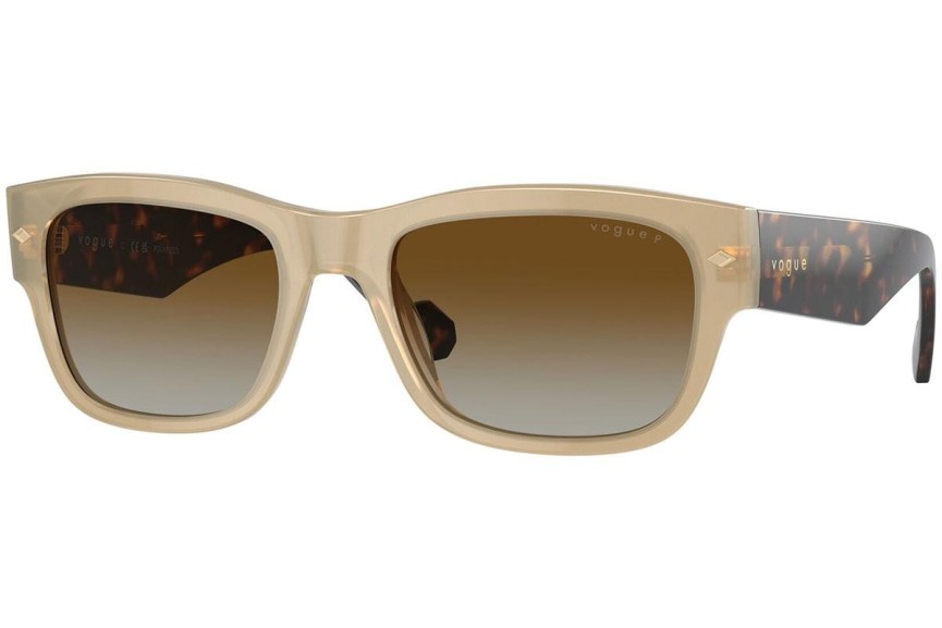 Zonnebril Vogue Eyewear VO5530S W900T5 Polarized Rechthoekige Beige