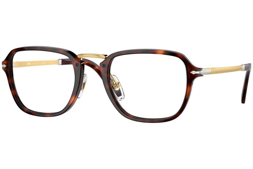 Brillen Persol PO3331V 24 Rechthoekige Havana