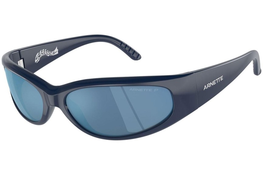 Zonnebril Arnette Catfish AN4302 275422 Polarized Rechthoekige Blauw