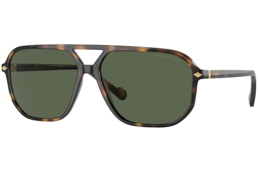 Zonnebril Vogue Eyewear VO5531S 27189A Polarized Pilot Havana