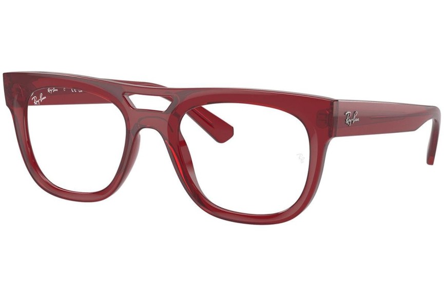 Brillen Ray-Ban Phil RX7226 8265 Vierkant Rood