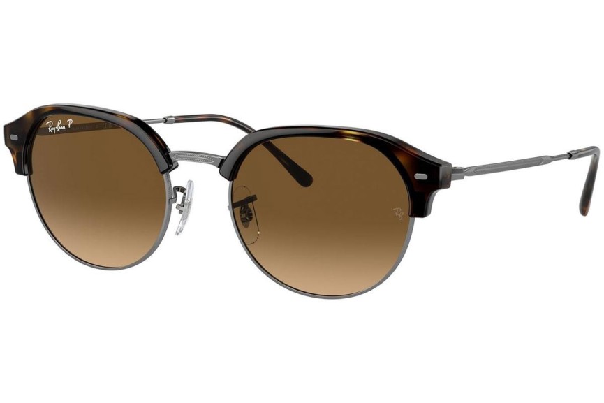 Zonnebril Ray-Ban RB4429 710/M2 Polarized Ovaal Havana