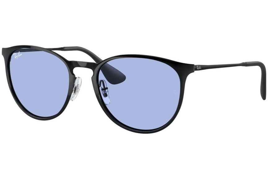 Zonnebril Ray-Ban Erika Metal RB3539 002/80 Ronde Zwart