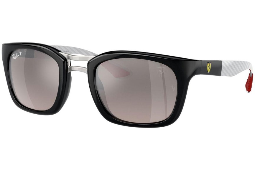 Zonnebril Ray-Ban RB8362M F6965J Polarized Vierkant Zwart