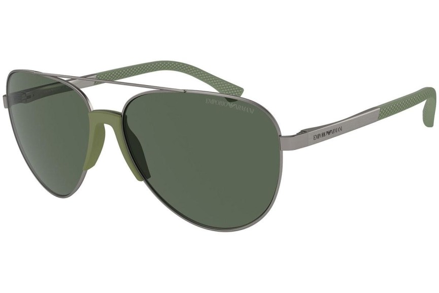 Zonnebril Emporio Armani EA2059 300371 Pilot Groen