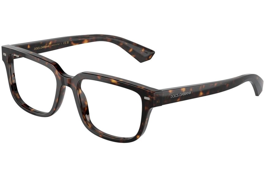 Brillen Dolce & Gabbana DG3380 502 Rechthoekige Havana