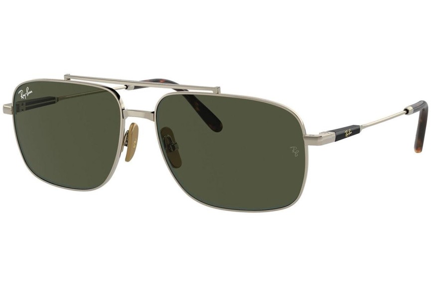 Zonnebril Ray-Ban Michael Titanium RB8096 926531 Rechthoekige Bruin