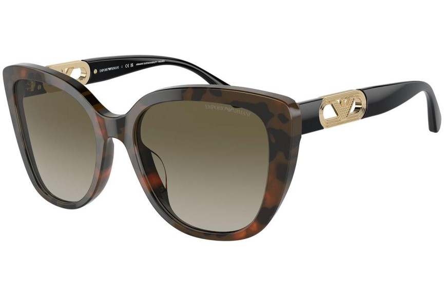 Zonnebril Emporio Armani EA4214U 60608E Cat Eye Havana