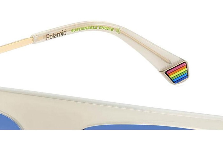 Zonnebril Polaroid PLD6221/S/X 10A/Z7 Polarized Flat Top Beige