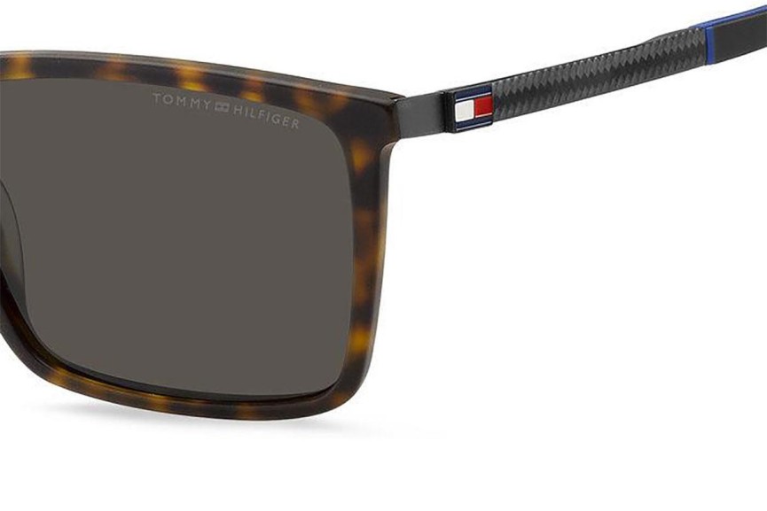 Zonnebril Tommy Hilfiger TH2077/S N9P/IR Rechthoekige Havana