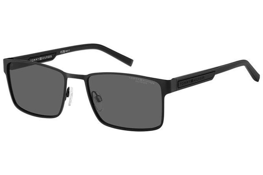 Zonnebril Tommy Hilfiger TH2087/S 003/M9 Polarized Rechthoekige Zwart