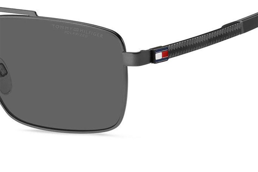 Zonnebril Tommy Hilfiger TH2078/S SVK/M9 Polarized Rechthoekige Grijs