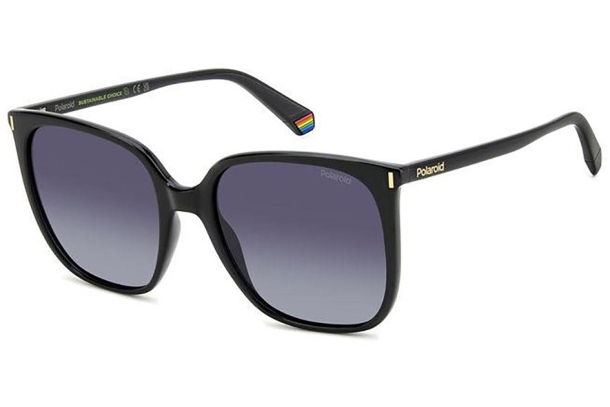 Zonnebril Polaroid PLD6218/S 807/WJ Polarized Vierkant Zwart