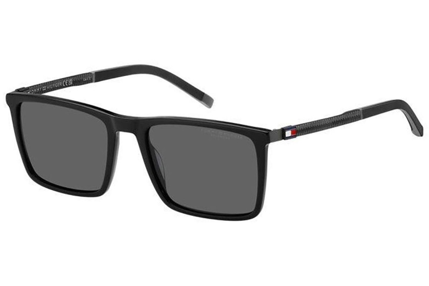 Zonnebril Tommy Hilfiger TH2077/S 807/M9 Polarized Rechthoekige Zwart