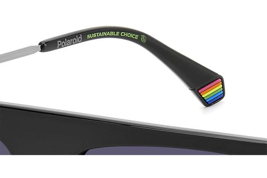 Zonnebril Polaroid PLD6221/S/X 807/WJ Polarized Flat Top Zwart