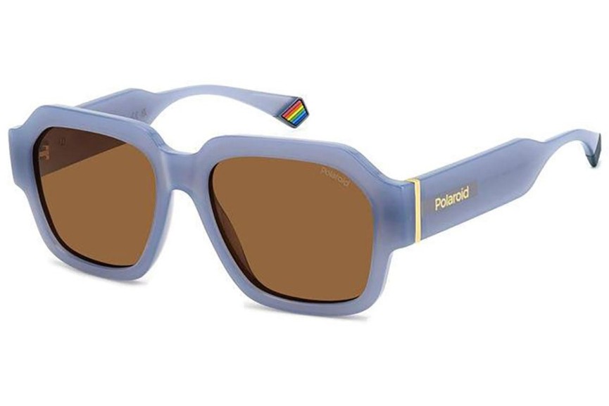 Zonnebril Polaroid PLD6212/S/X MVU/HE Polarized Rechthoekige Blauw