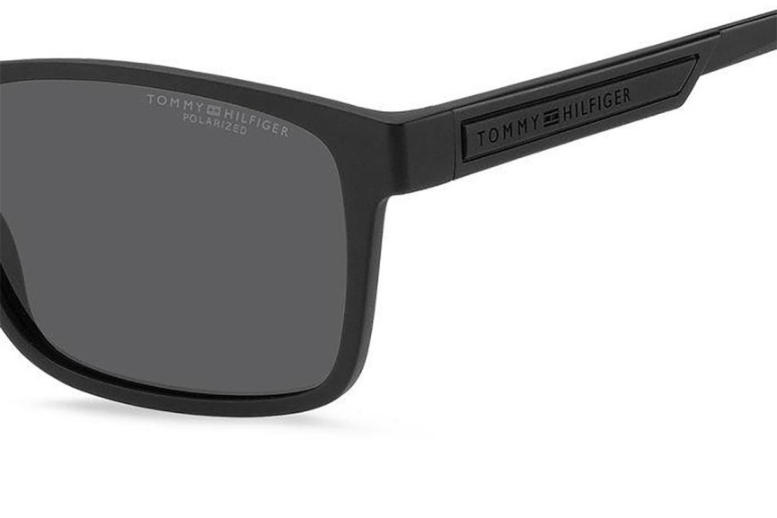 Zonnebril Tommy Hilfiger TH2089/S 003/M9 Polarized Rechthoekige Zwart