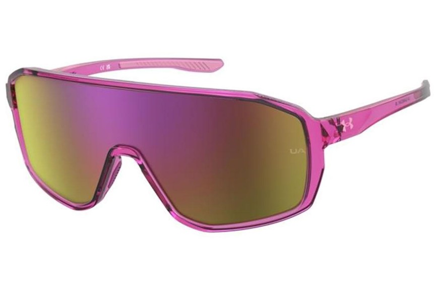 Zonnebril Under Armour UAGAMEDAYJR 3DV/34 Panorama | Shield Roze